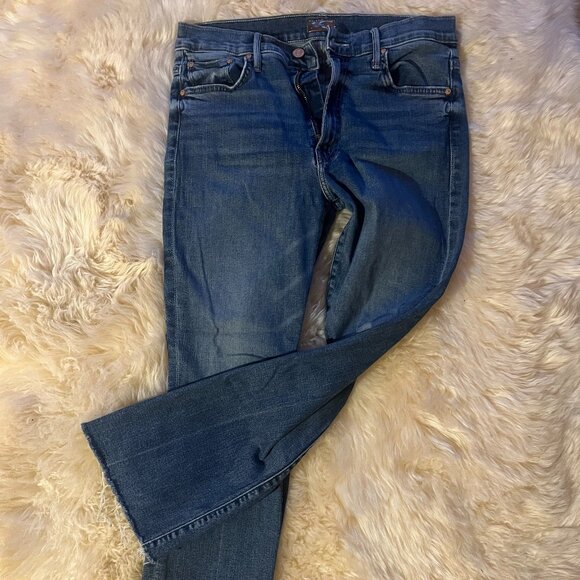 MOTHER Cropped Jeans Size 30 - Picture 2 of 5